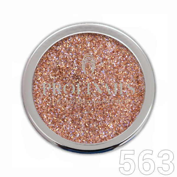 Profinails Cosmetic Glitter No. 563 (Rose Gold 03)