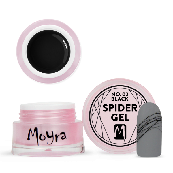 Moyra Spider gel No. 02. Black