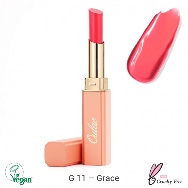 Oulac Moisture Shine Lipstick rúž 2.2g No.11 Grace