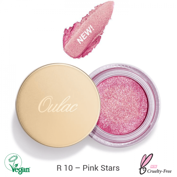 Oulac Cream Color očné tiene 12g No.10 Pink Stars