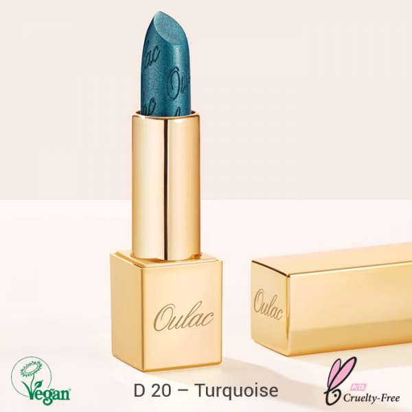 Oulac Metallic Shine Lipstick 4.3g No.D-20 Turquoise
