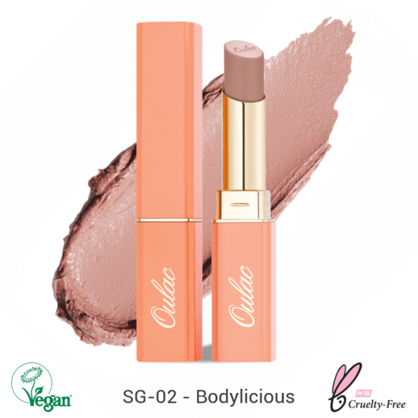 Oulac Sensual Glow Rich Creme Lipstick 4g No. SG-02 Bodylicious