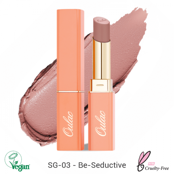 Oulac Sensual Glow Rich Creme Lipstick 4g No. SG-03 Be Seductive