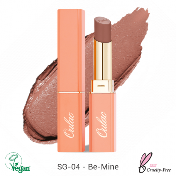 Oulac Sensual Glow Rich Creme Lipstick 4g No. SG-04 Be Mine