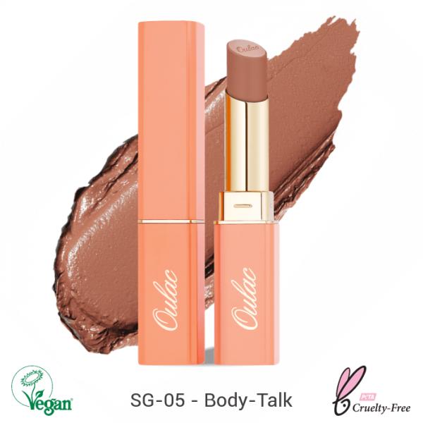 Oulac Sensual Glow Rich Creme Lipstick 4g No. SG-05 Body Talk