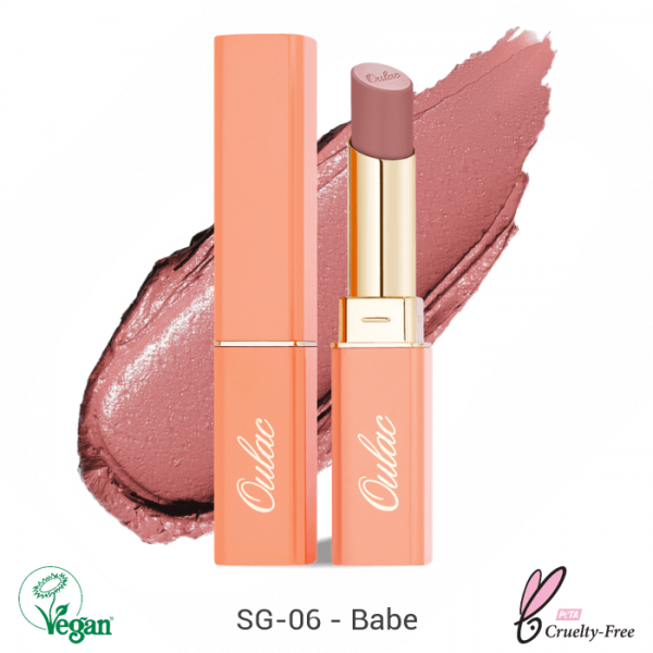 Oulac Sensual Glow Rich Creme Lipstick 4g No. SG-06 Babe