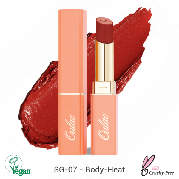 Oulac Sensual Glow Rich Creme Lipstick 4g No. SG-07 Body Heat